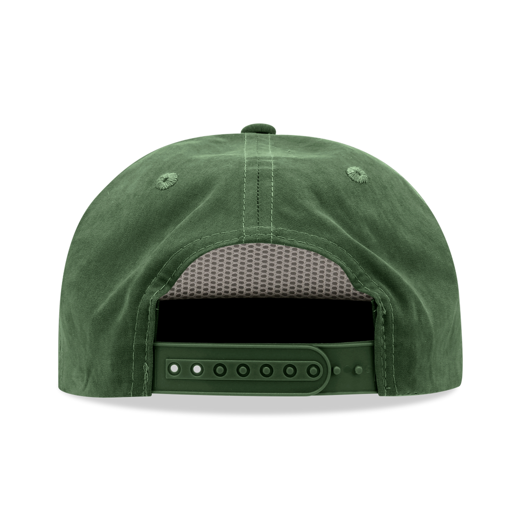 Decky 6032 Classic Rope Hat 5 Panel Flat Bill Cap Snapback - Blank