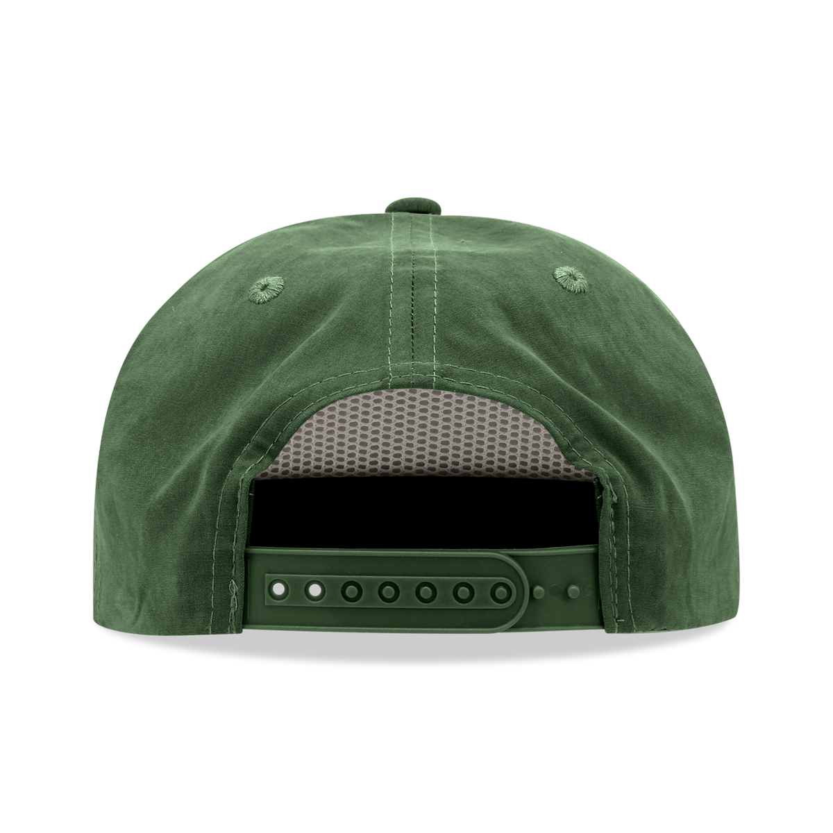 Decky 6032 Classic Rope Hat 5 Panel Flat Bill Cap Snapback - Blank