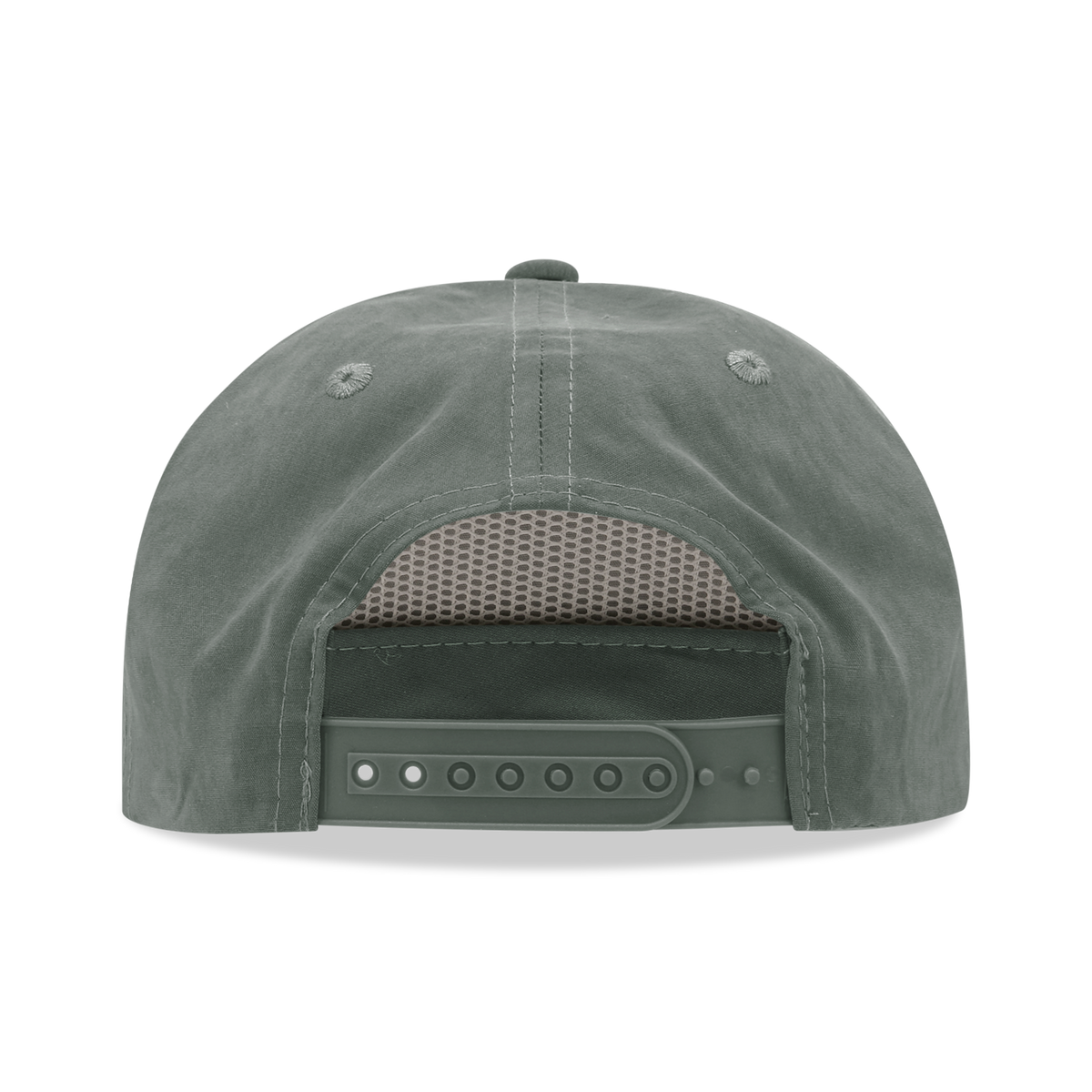 Decky 6032 Classic Rope Hat 5 Panel Flat Bill Cap Snapback - Blank