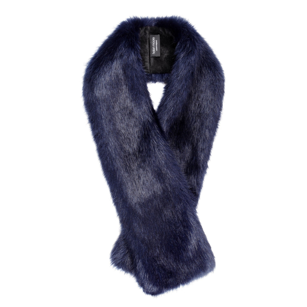 Blue Midnight Men's Faux Fur Tippet Scarf