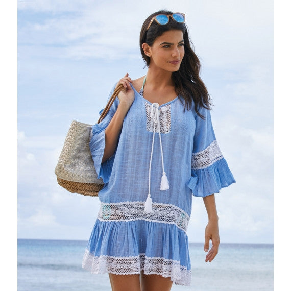 Blue Maui Kaftan