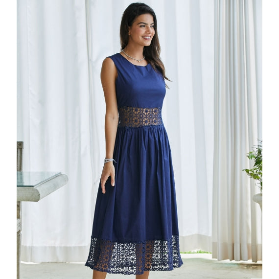 Blue Navy Cheltenham Dress