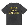 Gallery Dept T-shitrs Retro Washed Distressed Short Sleeve