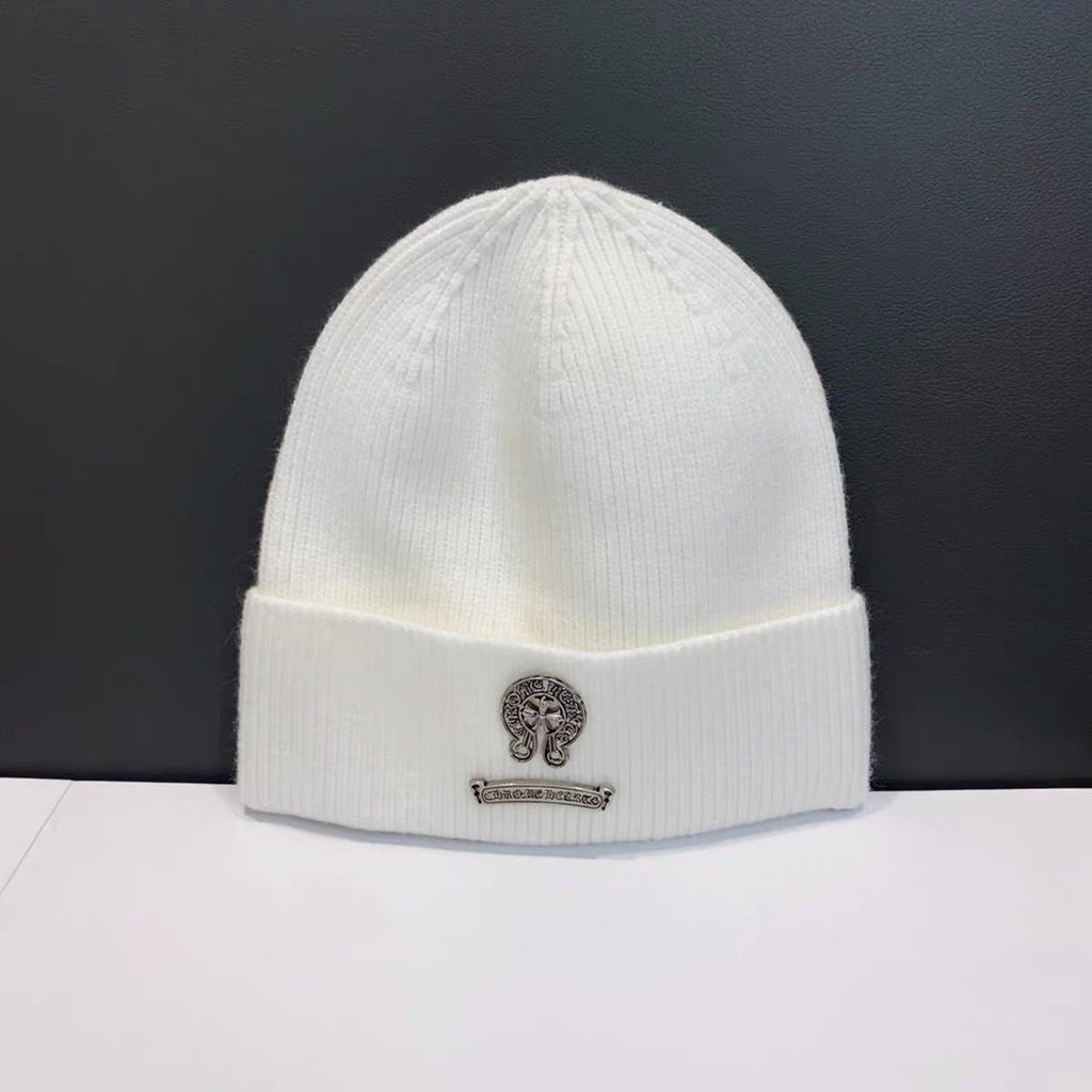 Chrome Heart Beanie Autumn Winter Cold Hat Vintage