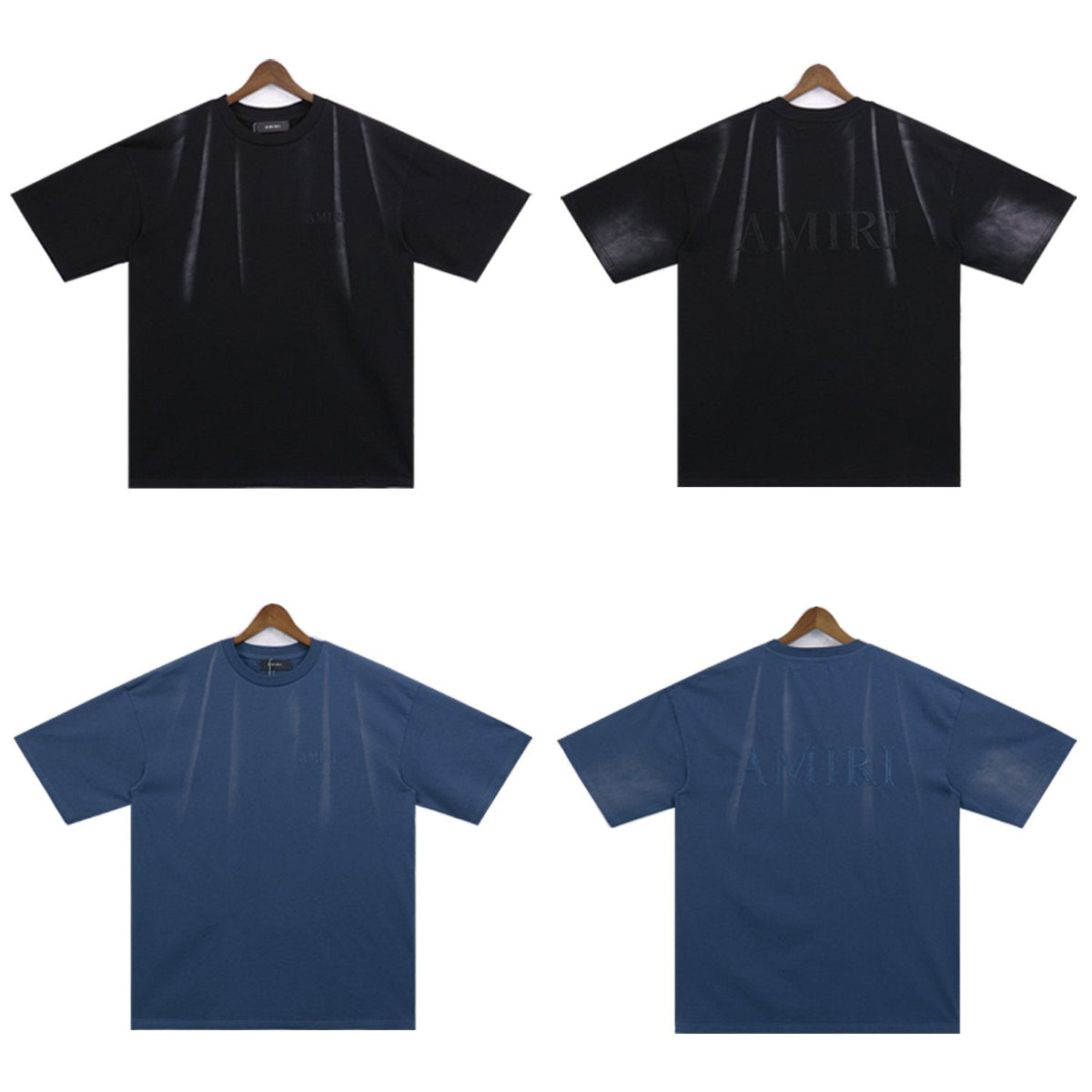 AMIRI Washed Embroidered T-Shirt & Shorts Set — comparison
