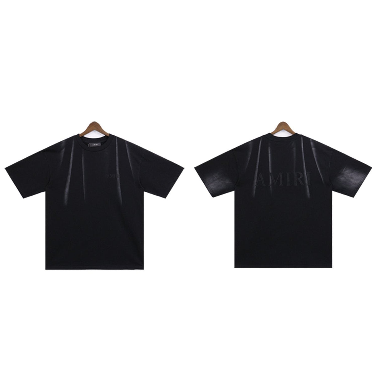 AMIRI Washed Embroidered T-Shirt & Shorts Set — front