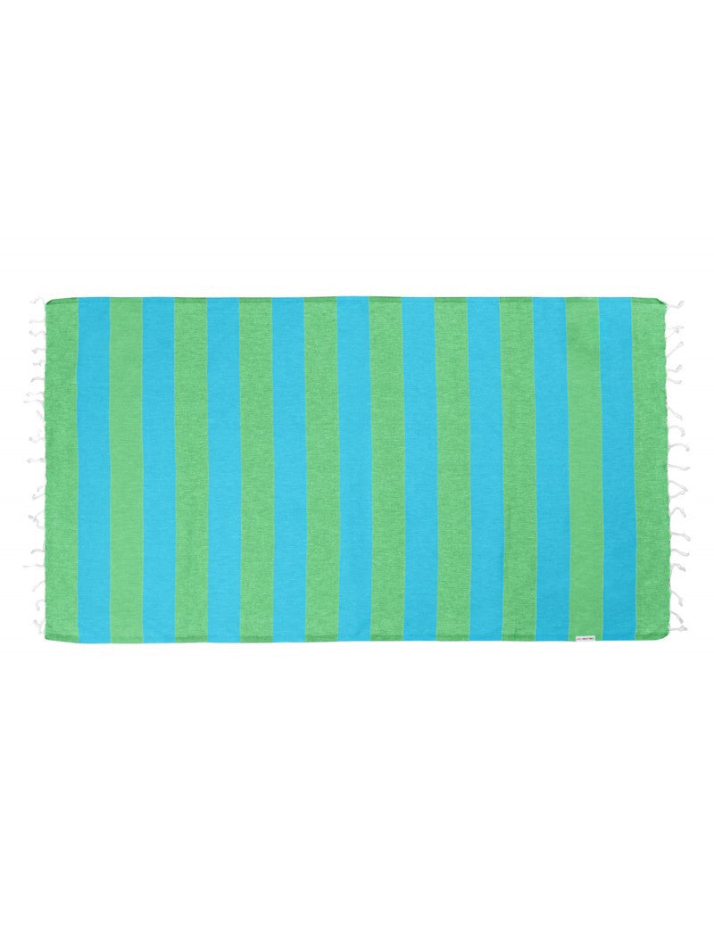 Blue Aqua/Apple Hammamas Cotton Towel/Wrap