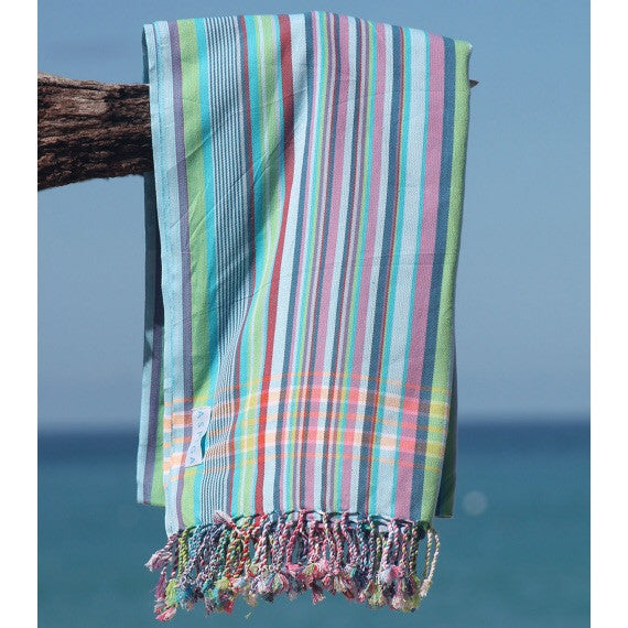 Blue Aqua/Turquoise Baringo Kikoy Towel